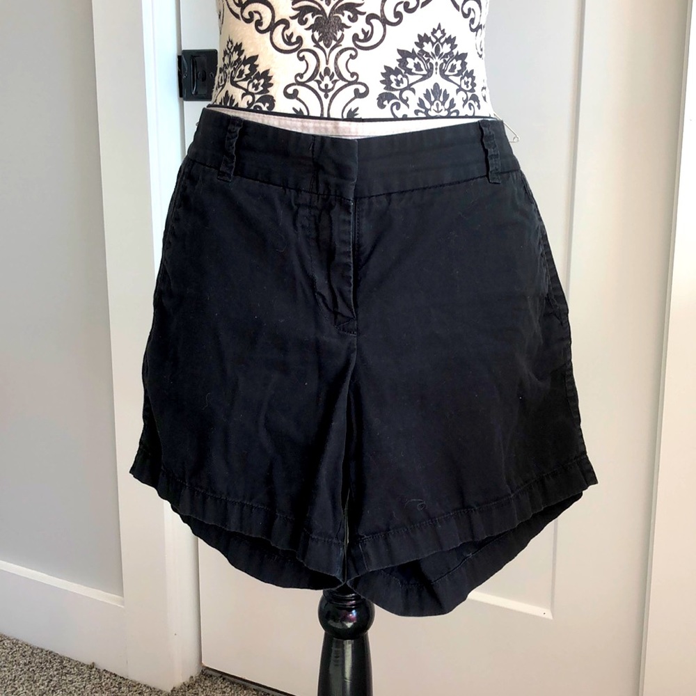 Black j crew shorts